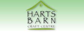 Logo for Harts Barn Craft Centre, Forest of Dean UK.