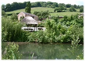 Views from the lake at Harts Barn